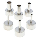 6 Pack 858 Heat Gun Nozzle Hot Air Desoldering Station Gun Mouth