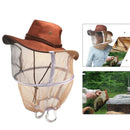 Professional Beekeeping Hat Beekeeper Cowboy Hat Anti Mosquito Bee Veil Net