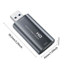 4K USB2.0 HDMI Portable Plug And Play Audio Video Capture Card 1080P 30fps