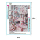 5D DIY Full Drill Diamond Painting Sewing Machine Cross Stitch Embroidery