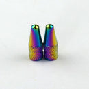 5Pieces Cars Motorcycle Bikes Tire Valve Caps Tire Stem Valve Caps Rainbow Color
