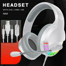 3.5mm Wired Gaming Headset Stereo Headphone w/Mic for PS4 Switch PC Laptop