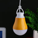 LED Bulb Dormitory Energy Saving Light USB Emergency Outdoor Lamp (Orange) A
