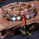 5mm Crystal Seed Bead Bracelet Handmade Colorful Cuff Bangle Fashion Jewelry