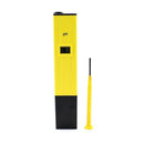 Yellow With Black Ph Meter Tester Screwdriver Water LCD Monitor Pen Aquariu