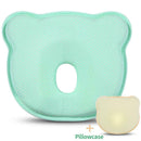 Prevent Flat Head Pillow Kids Baby Infant Soft Home Car Sleeping Pillowcase