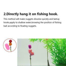 50 Pcs/Bag Fishing Nuggets Water Soluble PVA Foam Water Block Soluble N7D8