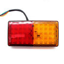 1 Pair 50Led Rear Trailer Tail Light Caravan Boat Truck Stop Indicator Lamp