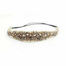 Women Lady Lace Hairband Rhinestone Crystal Headband Elastic Head Piece R2P Nice
