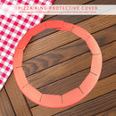 2pcs/set Adjustable Silicone Pie Crust Shield Pizza Cake Protector Cover