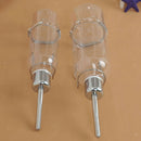 2pcs Dog Hamster Hanging Bottle Auto Feeder Water Dispenser