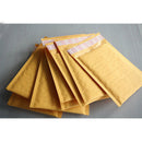 10X 140*160+40mm Kraft Bubble Bag Padded Envelopes Mailers  Yellow&f