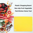 4pcs Plastic Chopping Board Non-slip Fruit Vegetable Pad Kitchen Home Tool
