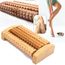 New Wooden Foot Roller Wood Care Massage Reflexology Relax Relief Massage S H2G6