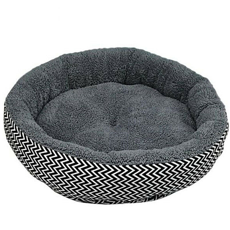 Cushion warm couch bed for pet puppy dog cat in winter-Grey M