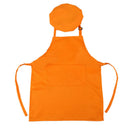 Children's Waterproof Painting Apron Set with Hat Baking Apron Cooking Apro F6I1