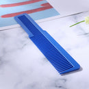 Hairdressing Carbon Anti-static Comb Wide Tooth Hair Clipper Comb (Blue) A