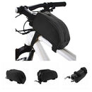 1L Front Pouch Portable Light Top Tube Bag Cycling Bike Frame Large Capacity