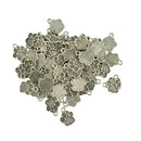50pcs Alloy Puppy Paw Charms Dangles Pendants for Craft Jewelry Making Findings