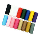 16 Multi-Color Polyester All Purpose Sewing Threads Hand Stitching Accessory