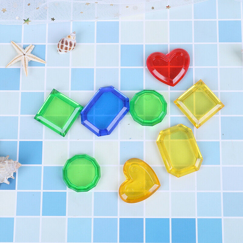 19pcs Swimming Pool Throwing Diving Toys Underwater Rings Diving Circle Se FT