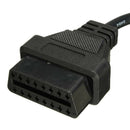 17 Pin to 16 Pin Female OBDII Car Diagnostic Connector Adapter Cabl- OZ