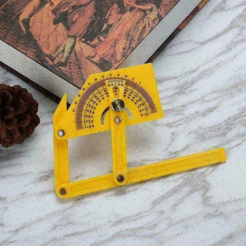 Goniometer Angle Finder Miter Gauge Arm Measure Ruler Plastic Protractor Ne X6T8