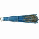 Chinese Style Bling Flower Pattern Party Wedding Folding Hand Fan sky blue
