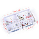 Wedding Party Gift Box House Shape Package Tin Box Candy Cookies Biscuit C a Gw
