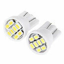 50x T10 White 8 SMD LED Car Side Wedge Interior Light Bulbs 1206 2825 1 TDF