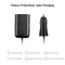 Quick Charge 3.0 4 Port Car Charger For Front Back Seat Extension Cable XEE