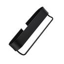 1 pcs Bathroom Shelf Accessory Organizer With Hair Rod 30cm Black Aluminum Alloy