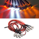 8 LED Headlight Taillight 5mm for 1/5 1/8 1/10 1/12 1/16 RC Car DIY Accessories