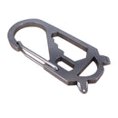 Small CARABINER CLIP Key Ring Snap Hook 7 in 1 Multitool Outdoor Hiking
