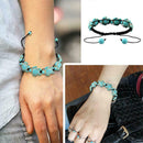 Bohemia Bangle Turquoise Turtle Adjustable Braided Bracelet Rope Jewelry Ne D5T8