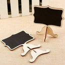 24 sets Mini blackboard Message and Number of position table Place Sign Tab O6X8