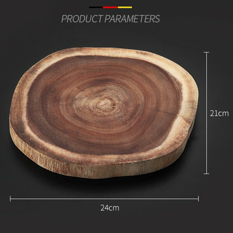 1pc Log Cutting Board Cutting Board Cutting Fruit Board Thickened WoodenB Ew