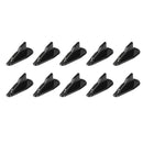 10PCS/Set Diffuser Shark Fin Kit for Spoiler Roof Wing Air Vortex Generator