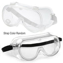 1pc Safety Goggles Anti Dust Eyewear Clear Lens For Lab Work Protective Glasses