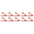 10Pcs  Red Metal Florist Garden Floral Rose Thorn Stripper Stem Leaf Cut Tool