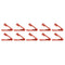 10Pcs  Red Metal Florist Garden Floral Rose Thorn Stripper Stem Leaf Cut Tool