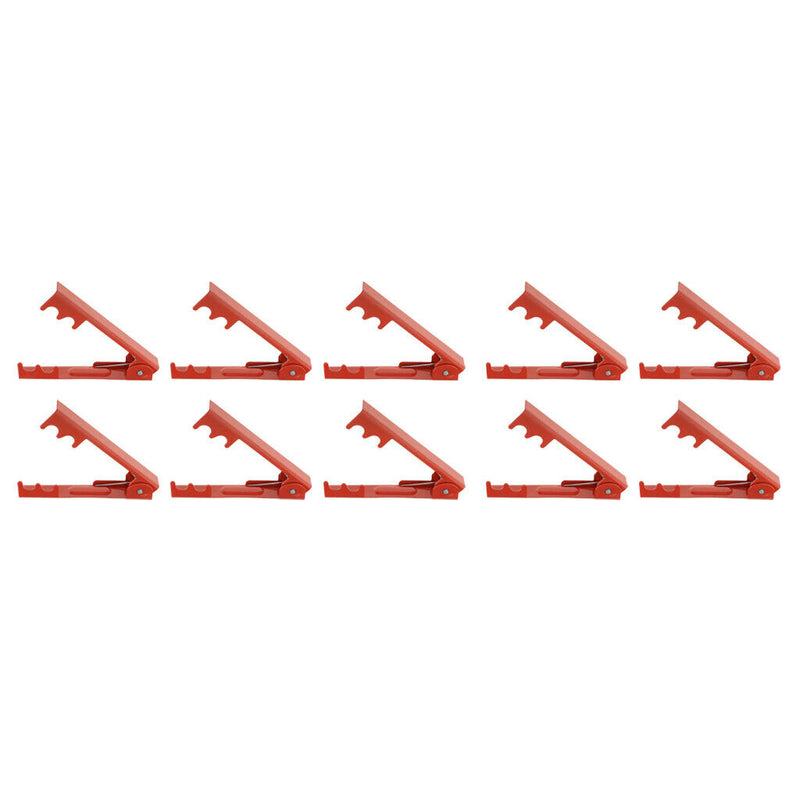 10Pcs  Red Metal Florist Garden Floral Rose Thorn Stripper Stem Leaf Cut Tool