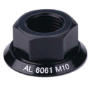 1pc Drum Hub Nuts M10 Fixed Gear MTB Road Folding Bike Screw Bolt (Black) A