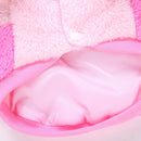 Pet Puppy Dog Comfortable Rabbit Shape Jacket Warm Plush Coat Pink