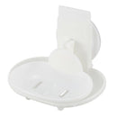 Double Soap Dish Strong Suction Soap Holder Cup Tray for Shower Bathroom (W K1Y8