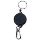 Outdoor Survival EDC Steel Wire Rope Recoil Ring Retractable Pull Key Chain