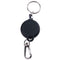 Outdoor Survival EDC Steel Wire Rope Recoil Ring Retractable Pull Key Chain