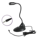 Computer Gear Lightweight Desktop Microphone Black  lj