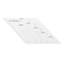 Acrylic Patchwork Craft Quilting Ruler Cutting Rulers DIY Sewing Tool (4pcs A