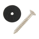 Chrome Mushroom Headband Button for Mandolin Guitar